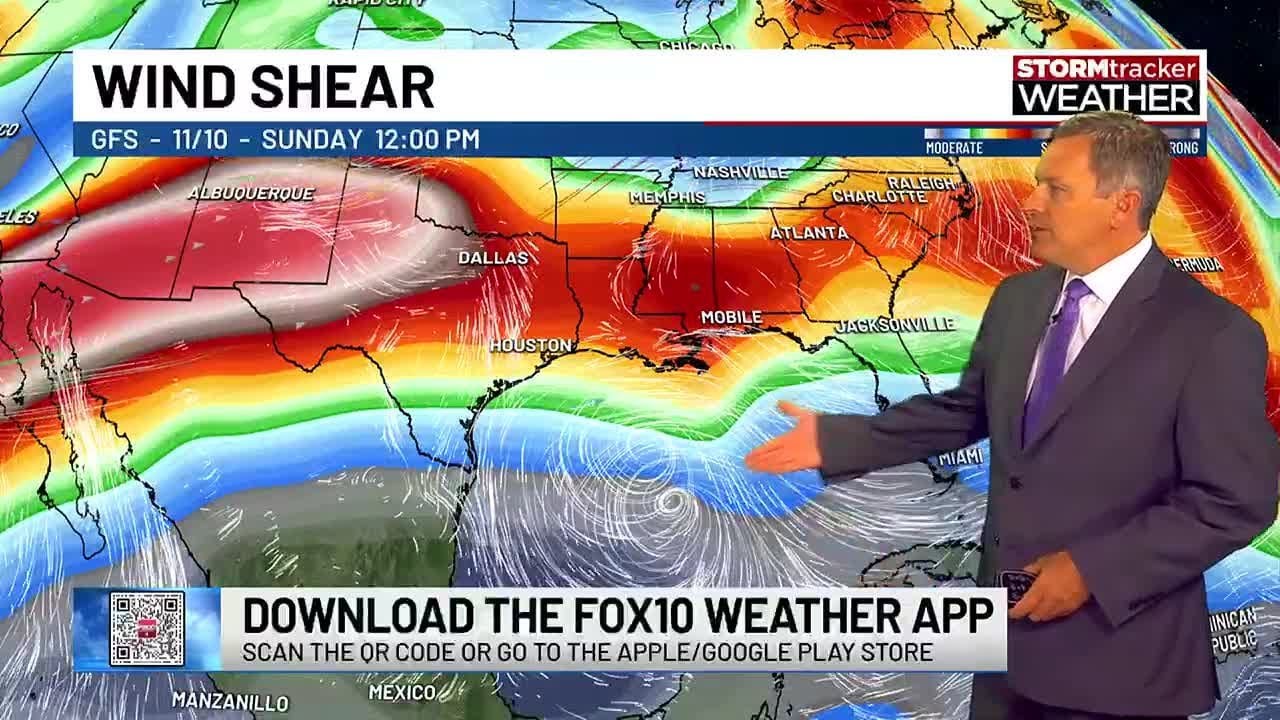Rafael weakening; rip current risk locally