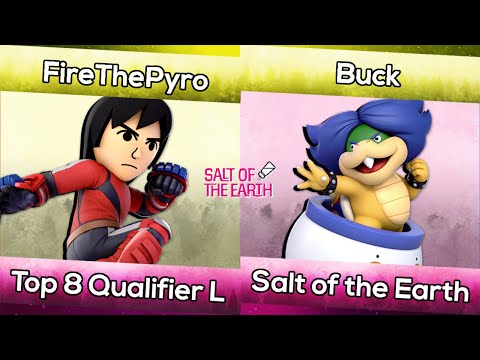 FireThePyro (Mii Brawler) vs. Buck (Bowser Jr.) | SotE Singles | Smash Ultimate Top 8 Qualifier L