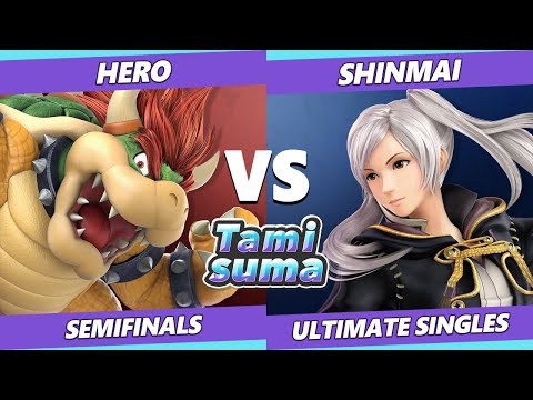 TAMISUMA 220 Semifinals - Shinmai (Robin) Vs. Hero (Bowser) SSBU Smash Ultimate