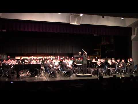 2018-03-05 Diamond Bard High School Symphonic Band  - Ghost Dances - Roland Barrett