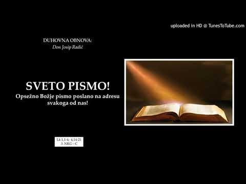 SVETO PISMO! Opsežno Božje pismo poslano na adresu svakoga od nas!