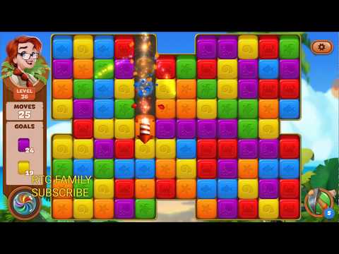 Lost island match 3 blast adventure level 36 MYSTERY ISLAND HD 1080P