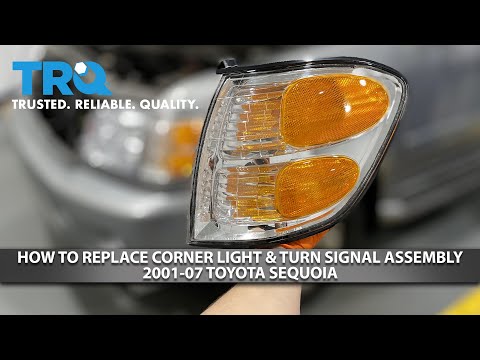 How to Replace Corner Light & Turn Signal Assembly 2001-07 Toyota Sequoia