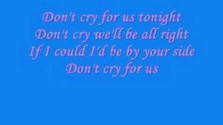 don&#39;t cry for us - justincase