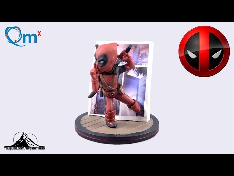 QMX Marvel Q-Fig DEADPOOL 4D Diorama Video Review