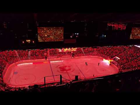 Calgary Flames Home Opener Team Introductions 2024-25 NHL Season | Plus Johnny Gaudreau Tribute