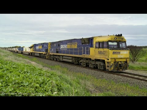 6MP4 Pacific National / Toll Container Train - PoathTV Australian Railways