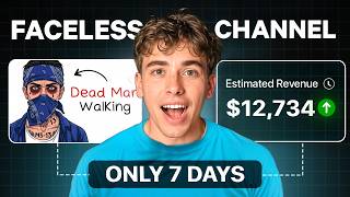 I Started A New Faceless YouTube Channel And Made $12,734 in 7 Days