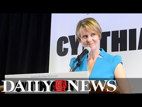 Cynthia Nixon begins campaign for Governor