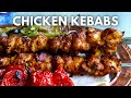 Turkish Chicken Shish Kebab Succulent Chicken Skewers ASMR COOKING