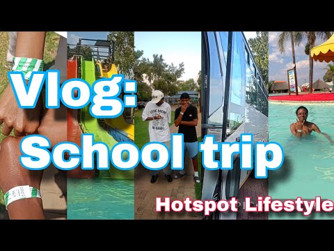 Crystal Sun Water park 🌊, Pretoria|School Trip |Vlogging with Papa hotspot |Tour around the place. 