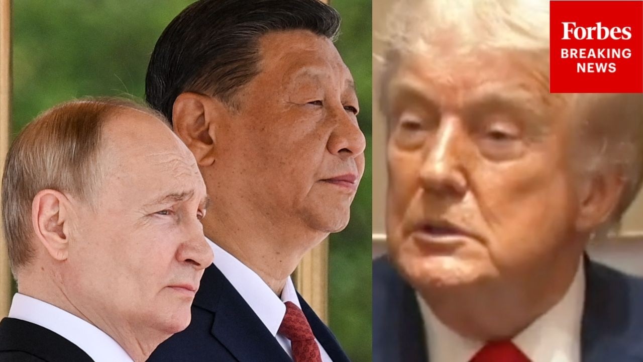 Video | Trump Asked Point Blank: 'Would You Be Comfortable With Russia Or China Taking' Iran's Uranium?