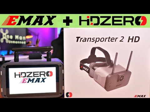 EMAX Transporter 2 HD | The Budget Friendly HDZERO Goggle & Monitor