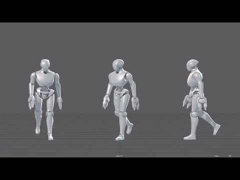 Exec-Bot walking animation - System Shock (Remake)