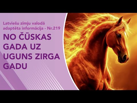 Video ziņas Nr. 219 “No Čūskas gada uz Uguns Zirga gadu”