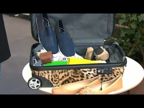 Emma Danielsson visar den smartaste resegarderoben - Nyhetsmorgon (TV4)