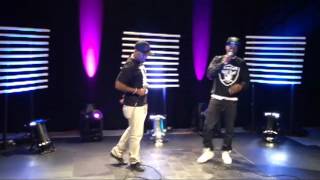 Snakeyman Performing "Never Fail" Ft Shaun White In A Live Tv Studio Part 1