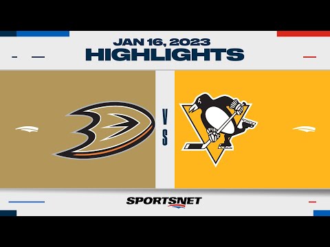 NHL Highlights | Ducks vs. Penguins - January 16, 2023