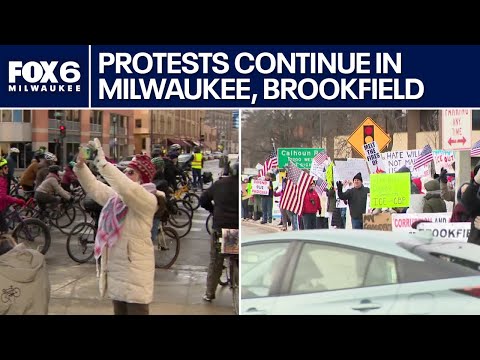 Milwaukee, Brookfield protests respond to ICE activity, shootings | FOX6 News Milwaukee
