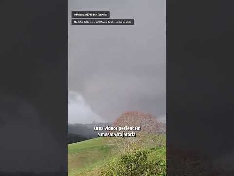 Tornados são registrados em diferentes regiões do Paraná