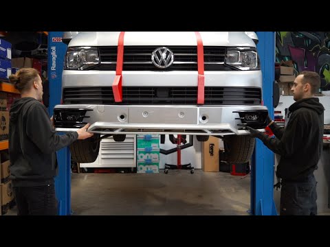 How to Fit VW T6 Sportline Lower Bumper + Splitter | Transporter HQ