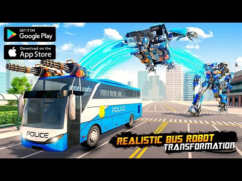 ✅ Bus Robot Car War - Robot Game Part 1 Gameplay Android IOS