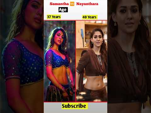 Samantha Vs Nayanthara Ultimate Battle comparison | #nayanthara | #samantha | #shorts