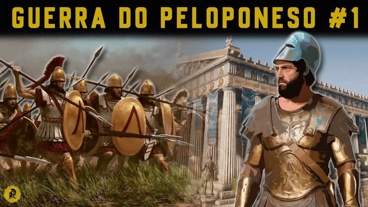Como começou A GUERRA DO PELOPONESO! O primeiro conflito entre ESPARTA e ATENAS parte 1 DOCUMENTÁRIO