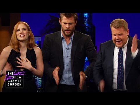 Emily Blunt & James and Jessica Chastain & Chris Hemsworth Bonded with Music