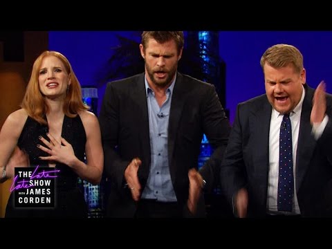 Emily Blunt & James and Jessica Chastain & Chris Hemsworth Bonded with Music