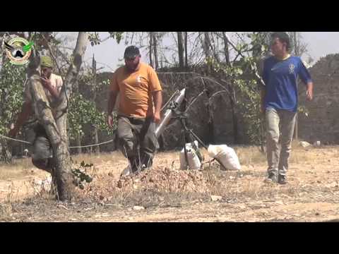 استهداف تجمعات ومقرات قوات النظام في جبهة وادي الضيف في ريف ادلب بواسطة قذائف الهاون من قبل لواء مغاوير التوحيد