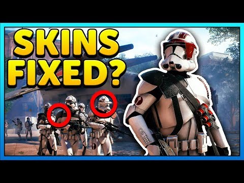 Clone Skins FIXED? - Wolfpack + 91st Clones- Star Wars Battlefront 2