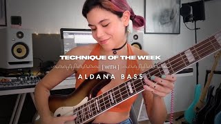 Light Yagami has entered the chat - Aldana Bass on the Slap Technique | Technique of the Week | Fender