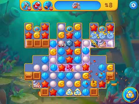 Fishdom level 6249 no boosters フィッシュダム ノーマル [Friend's]