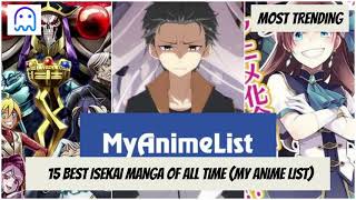 15 Best Isekai Manga Of All Time According To MyAnimeList