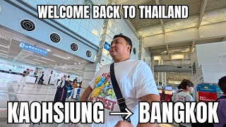KAOHSIUNG to BANGKOK ULTIMATE GUIDE | AIRPORT DEPARTURE AND AIRPORT ARRIVAL PROCESS via THAI AIRWAYS