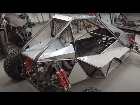 Homemade Electric Buggy, Ep 4: Aluminum Body Panels
