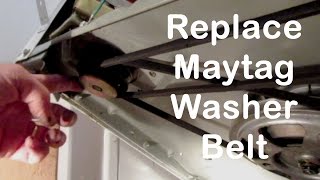 Easy Maytage washer belt change