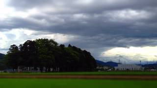 preview picture of video '2012年7月12日の雲と白山郷恵比壽神社'