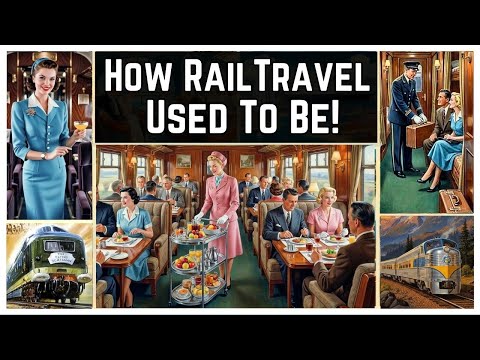 A Fascinating Look at The Golden Age of Rail Travel: The 1950s and '60s!