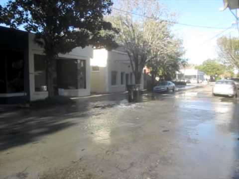 Adams Street Water Leak, Carrollton Louisiana