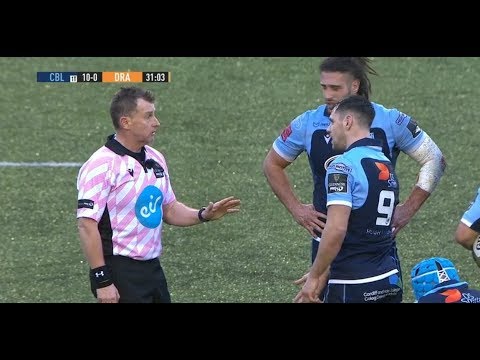 Nigel Owens - "listen to me please" [Cardiff vs Dragons '19]