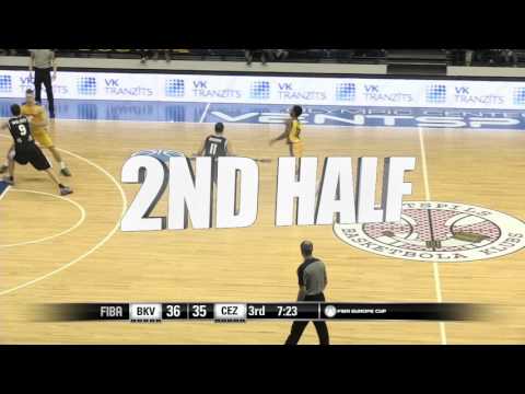 FIBA Eurocpup BK Ventspils vs CEZ Nymburk highlights (19.01.2016.)
