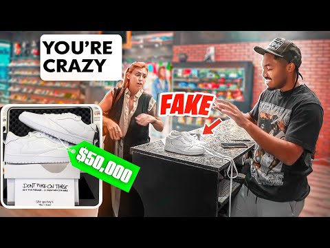 I Called Out $50,000 Sneakers As FAKE... She LOST It!