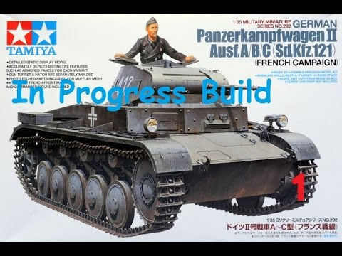 Tamiya Panzer 2 build part 1