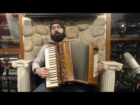 Immagine 6632 - Mahogany Victoria Poeta Senior A408VP Piano Accordion LMMH 37 96 - 2