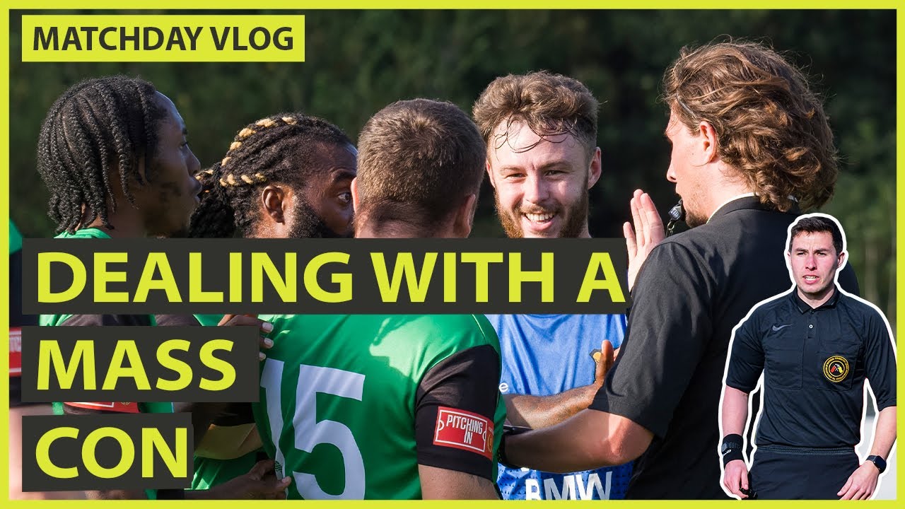 How to deal with a fight during a football match as a referee