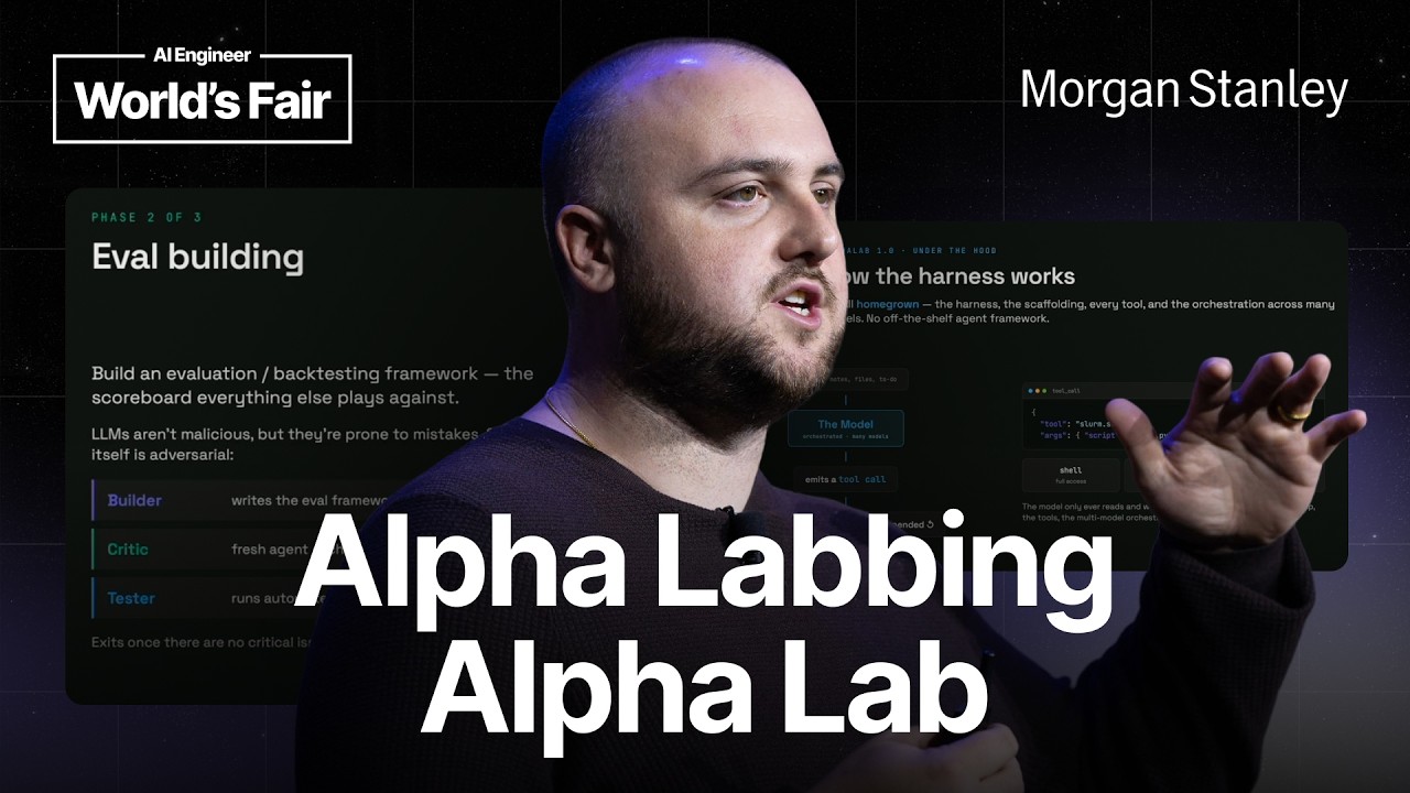 Morgan Stanley's ALPHALAB: Multi-Agent Research Across Optimization Domains — Brendan Rappazzo