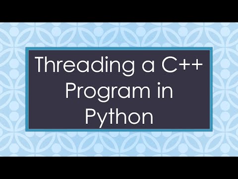 Threading a C++ Program in Python