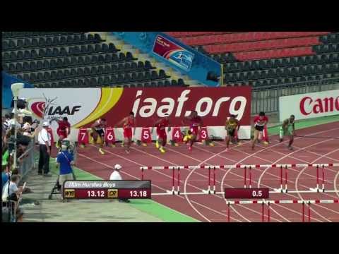 WYC Donetsk 2013 - 110m Hurdles Boys Final